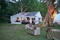 marquee and chill area