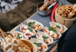 Elegant wedding reception setup in Cairns